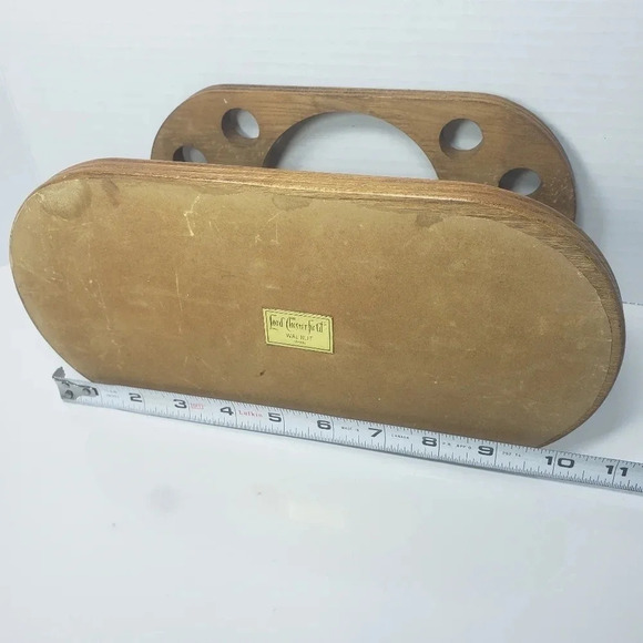 Vintage Lord Chesterfield Walnut Japan,8 Tobacco Pipe Holder - Picture 5 of 5